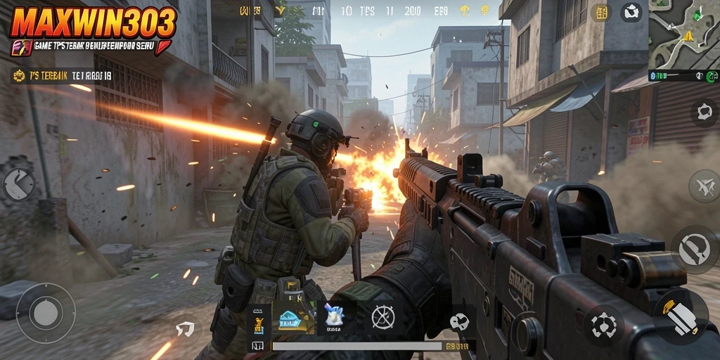 Tangkapan layar gameplay seru dan intens dari MAXWIN303.