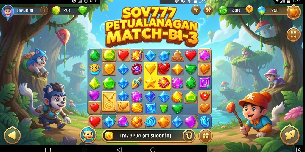 Gameplay seru SOV777 dalam kategori Match-3.