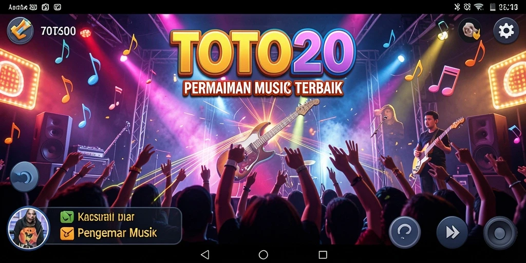 Gameplay TOTO20 yang menyenangkan dengan banyak pilihan lagu.